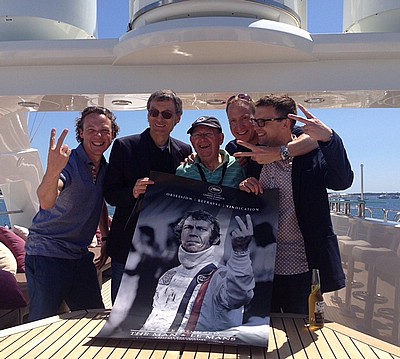 Bonamy Grimes, Gabriel Clarke, Andrew Marriott, Barry Smith and John McKenna
