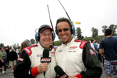 Andrew Marriott with Calvin Fish